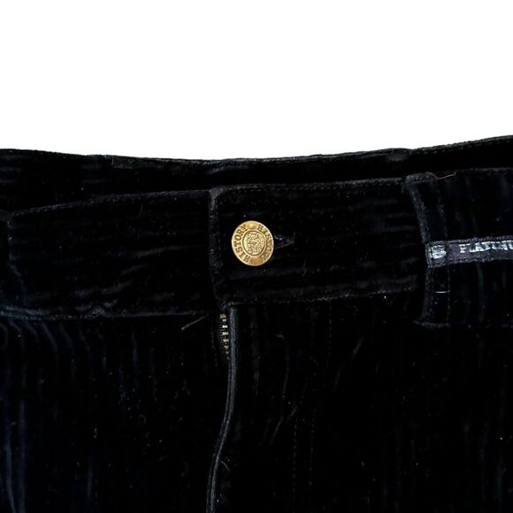 Original Bare Fox Collection Pants 2XL 36-40‎ Men's Y2K Black Corduroy Jeans - Picture 4 of 15